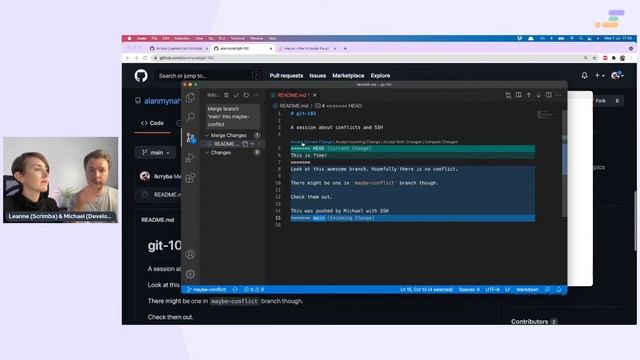 Ask an Expert: How to use Github, (Conflicts & SSH) смотреть онлайн