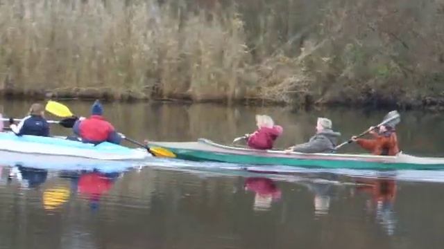 Гонки на байдарках. р.Конка, 15.11.2009 смотреть онлайн