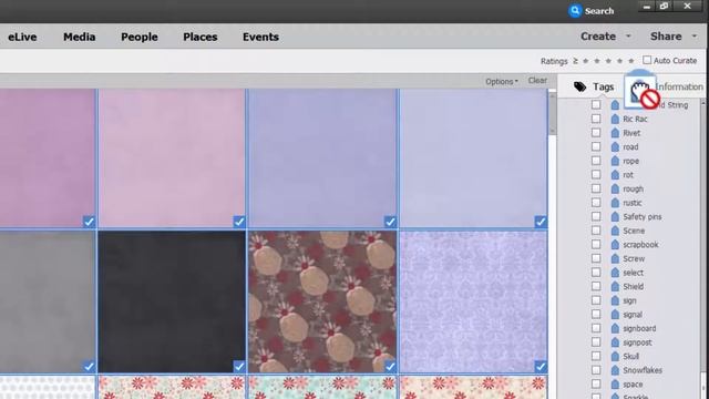 Find and organize your digital scrapbooking paper in Photoshop Elements 2018 смотреть онлайн