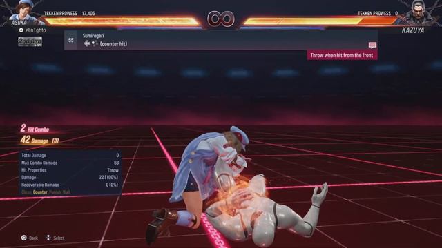 Asuka Move List (Command List) | Tekken 8 смотреть онлайн