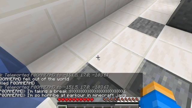 Playing a Minecraft Java Parkour map for the first time. смотреть онлайн