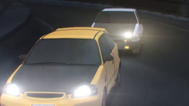 Initial D [AMV/Edit] - AE86 vs EK9 - Headlights Flashes смотреть онлайн