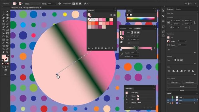 ILLUSTRATOR: LINE WIDTH TOOL, CLIPPING MASK, SWATCH LIBRARIES, ALTERNATIVNE BARVNE SHEME, FREEFOR.. смотреть онлайн