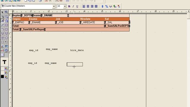 Oracle Reports Developer 10g | Using Pin Tool смотреть онлайн