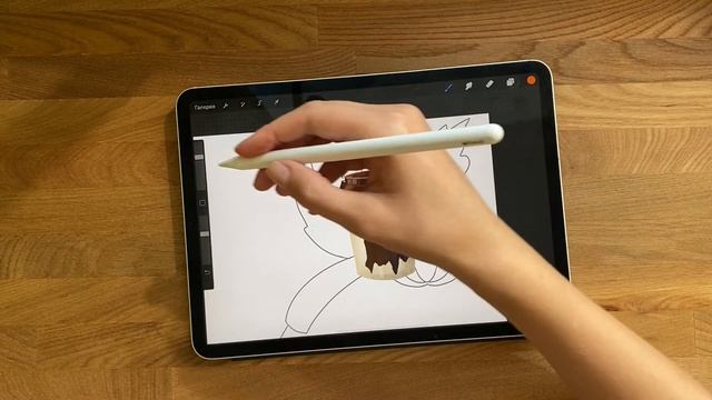 Легкий осенний скетч в прокреэйт(Procreate) рисую и объясняю на Ipad/Школа скетчинга/Рисуем открытк смотреть онлайн