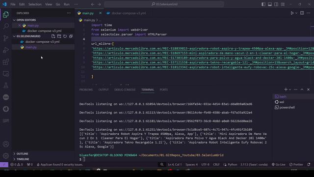 Instalar Docker para escraper con Selenium paso a paso 2024 смотреть онлайн