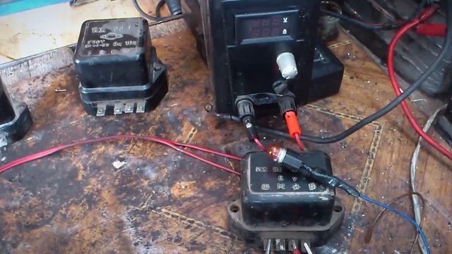 Правильная проверка реле РР-1. ИЖа. 6 вольт. Correct check of relay РР-1. смотреть онлайн
