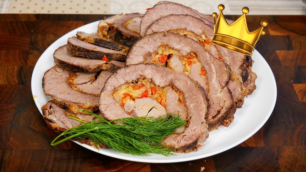 Такое МЯСО вкусно и в ГОРЯЧЕМ и в ХОЛОДНОМ виде. Мясной РУЛЕТ на Новогодний стол, цыганка готовит. смотреть онлайн