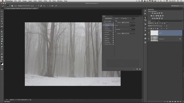 PHOTOSHOP TUTORIAL: How To Create Realistic Falling Snow #30 смотреть онлайн