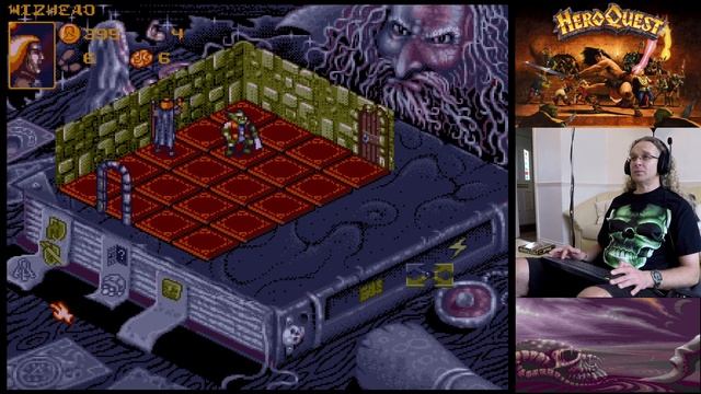 Hero Quest, Quest 1 The Maze, Commodore Amiga Gaming RPG смотреть онлайн