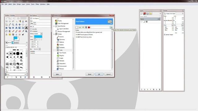 How to add custom fonts in gimp смотреть онлайн