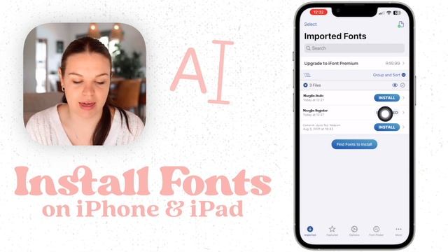 ? How to Install Fonts on iPhone & iPad | free! смотреть онлайн