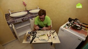 Как установить светодиодную подсветку в шкафчик ванной