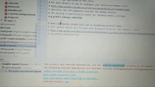 Fix this project uses AndroidX dependencies, but the 'android.useAndroidX' property is not enabled смотреть онлайн