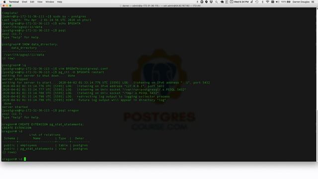 Introduction to pg_stat_statements смотреть онлайн