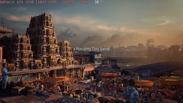 ? NVIDIA GeForce GTX 1650 [Laptop, 50W] - Uncharted: Legacy of Thieves gameplay benchmarks (1080p) смотреть онлайн