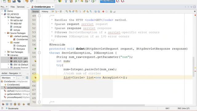 Bài 2: Java Server Page - Phần 6: hướng dẫn bài sinh dữ liệu để vẽ trên canvas смотреть онлайн