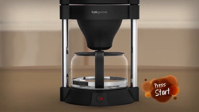 Kaffetrakter Philips Gourmet HD5405 - fantastisk smak og rik aroma смотреть онлайн