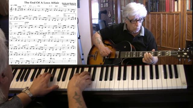 The End Of A Love Affair - guitar & piano jazz cover - Yvan Jacques смотреть онлайн