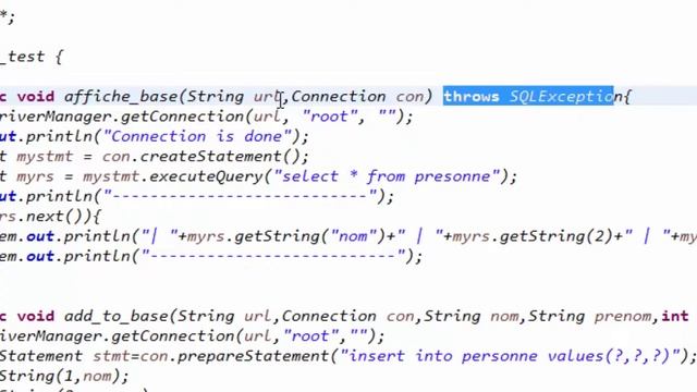 connect java with sql (jdbc) Statement смотреть онлайн
