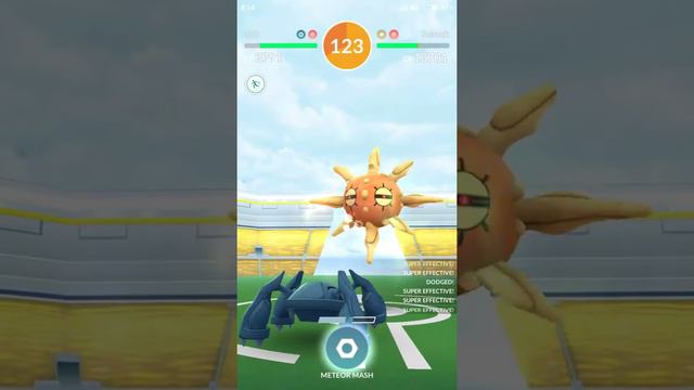 1v1 solo solrock Raid vs 1 metagross no weather boosted смотреть онлайн