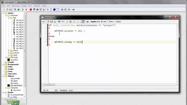 Game Maker :Fighting Game Tutorial # Part 1