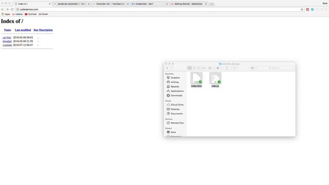 YouTube API Project With Authentication смотреть онлайн