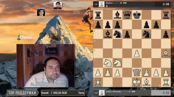 МГ Александр Зубов ✨ BLITZ SPEEDRUN ✨Восхождение к 3000 на chess.com! Часть 2