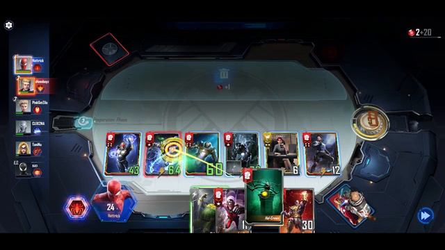 Marvel Duel [ฺWhiplash Deck ] [Season 4][Hattrick] WP = 1,400 Power. смотреть онлайн