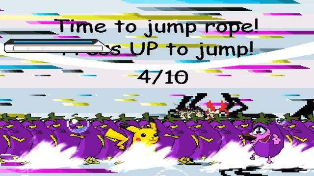 PIKACHU WITH COURAGE THE COWARDLY DOG TEAM IN SURVIVAL MODE | FUNNY GAMING смотреть онлайн