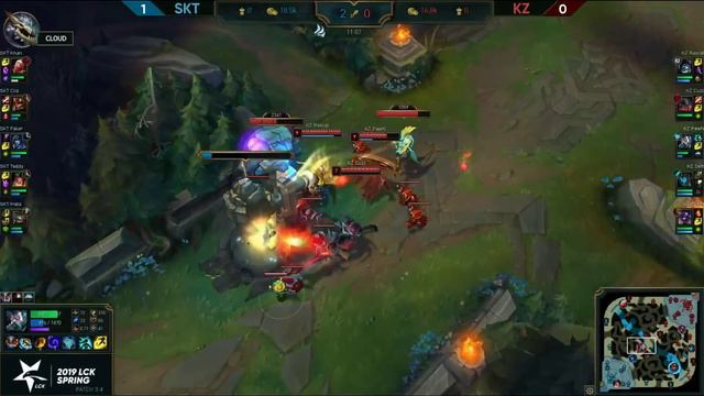 SKT vs. KZ Игра 2 | Week 6 LCK 2019 | Чемпионат Кореи | SK Telecom 1 KingZone DragonX смотреть онлайн