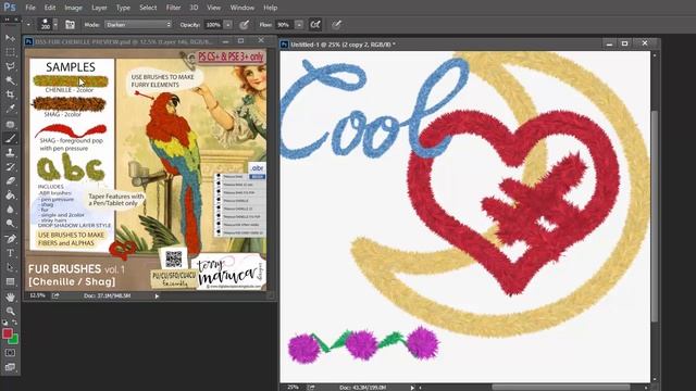 FUR/FIBER Brush for PS/PSE [product tutorial] смотреть онлайн