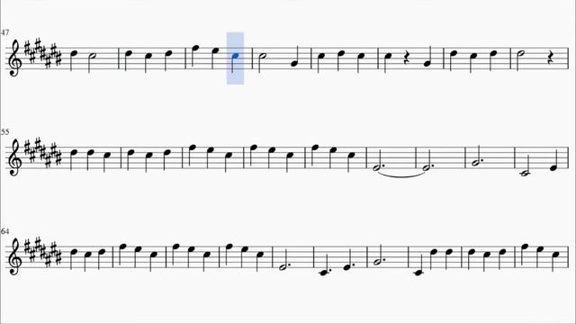 History Maker - Yuri!!! on Ice (Eb Tenor Horn / Alto Saxhorn) смотреть онлайн