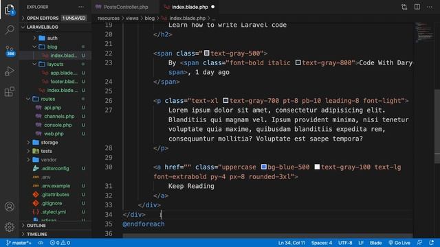How to Create a Blog in Laravel | Laravel CRUD | Laravel Blog | Create a Blog in Laravel смотреть онлайн