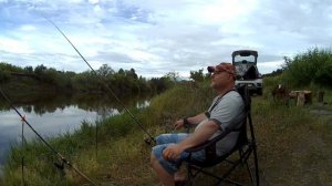 Рыбалка в Пензенской области  Ловля крупного Сазана на реке Сура