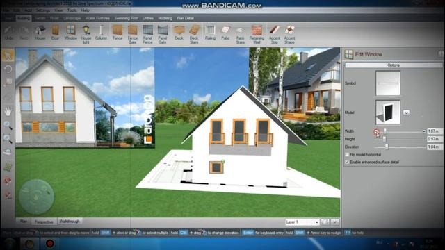 Копія фасаду будинку в програмі Realtime Landscaping Architect смотреть онлайн