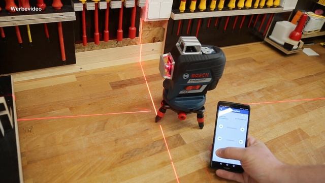 Bosch Professional GLL3-80C Und RM3 Mit Smartphone Steuern
