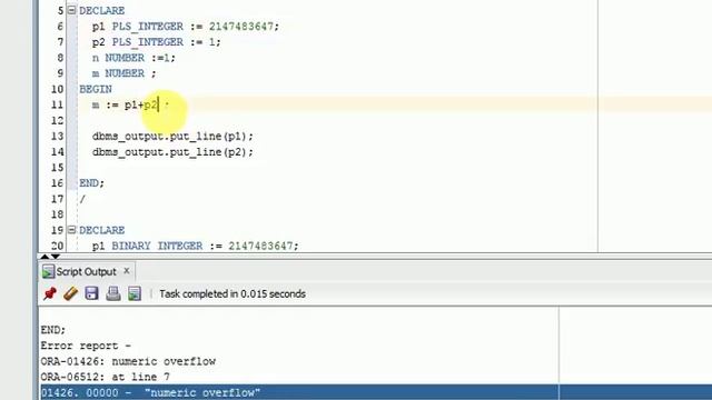 PL/SQL Tutorial: Differences Between PLS_INTEGER and BINARY_INTEGER смотреть онлайн