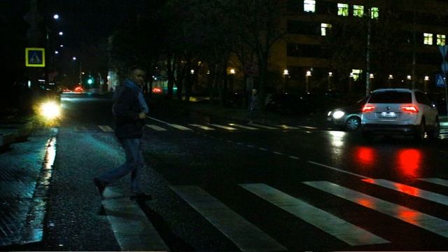 Безопасность пешеходов в тёмное время смотреть онлайн