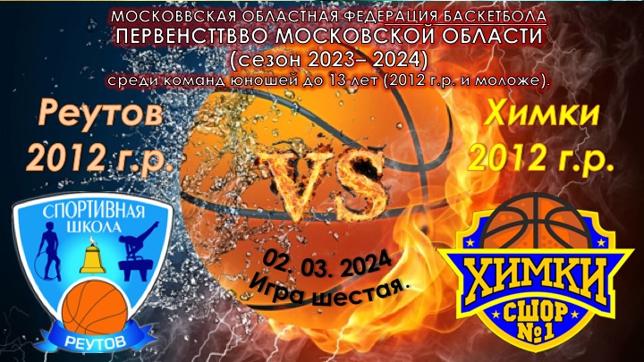 СШ Реутов (2012 г.р.) - СШОР №1 Химки (2012 г.р.)