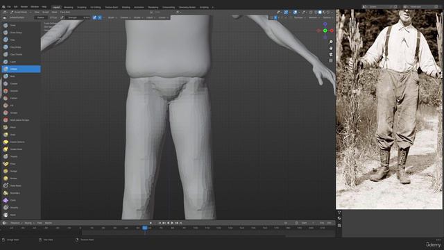 Creating a Hero Weapon for Games - Часть 27 - Cloths Blockout смотреть онлайн