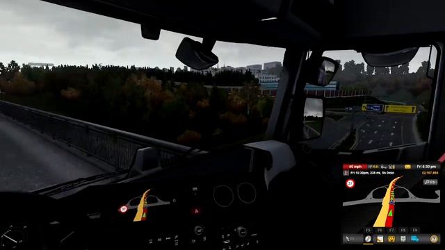 ETS 2 with Promods 2.57 Hannover to Calais (GPS route set to Shortest) смотреть онлайн