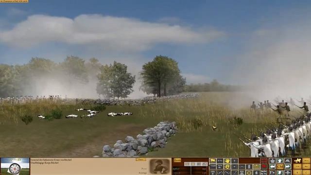 Scourge of War Waterloo - Kriegsspiel Mod Content Review & Gameplay - Prussia vs France смотреть онлайн