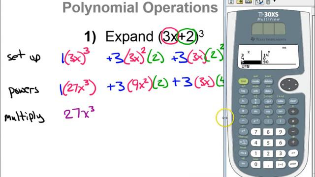 Test A   #1 and #2   Expanding a Binomial Using Pascal's Triangle