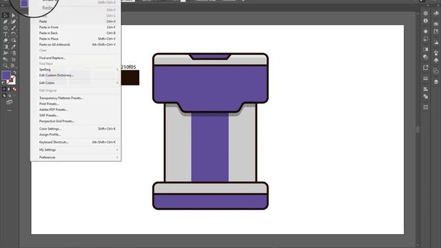 Create a Coffee Machine illustration flat design | Adobe illustrator смотреть онлайн
