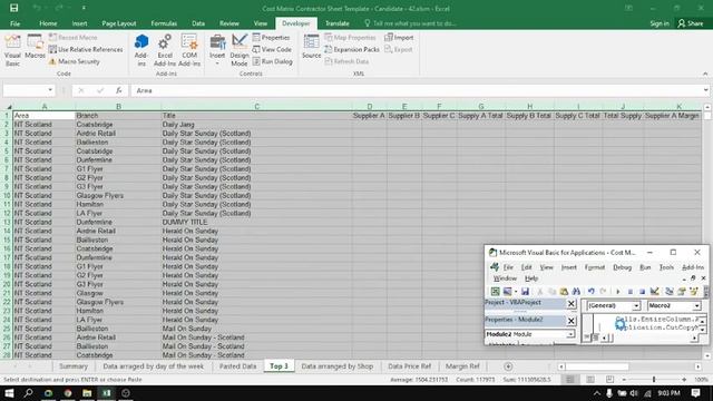 Microsoft Excel - Macro/ Vba create charts pivot table смотреть онлайн