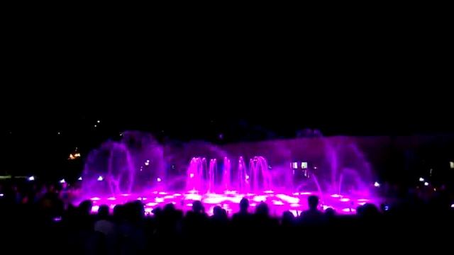 Новый цветной фонтан в Кисловодске. смотреть онлайн