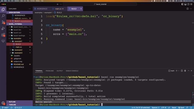 Bazel Tutorial for C++ in 30 Minutes смотреть онлайн