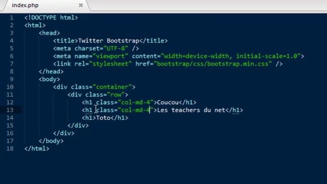 4 - TWITTER BOOTSTRAP 3 (Framework CSS) смотреть онлайн