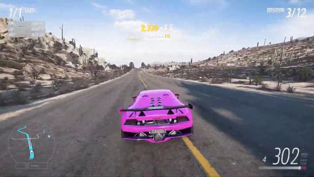 Forza Horizon 5 - The Goliath Lambo Sesto Elemento Test смотреть онлайн